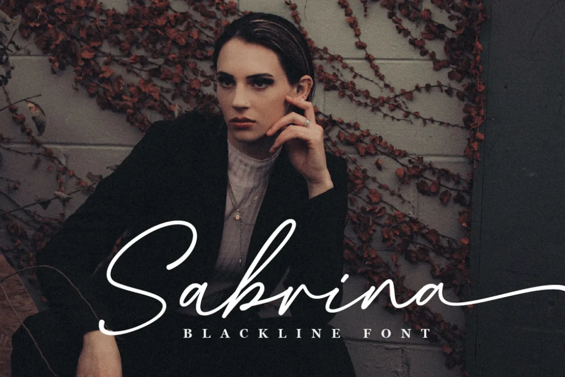 Blackline - Script Font with Swash