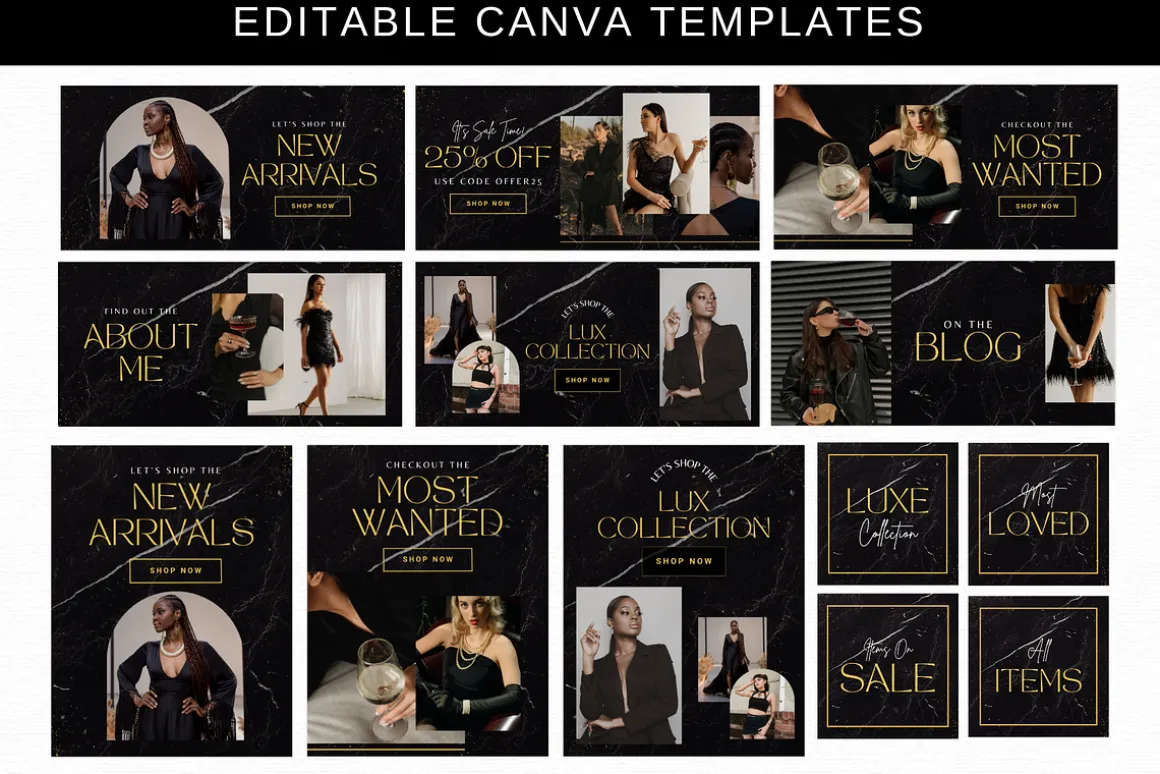 Black Luxury Shopify Theme Template
