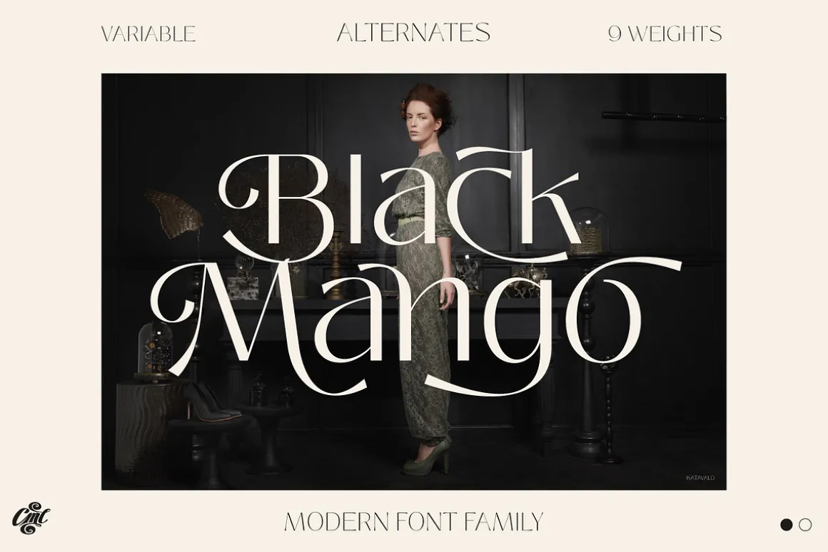 Black Mango - Modern beauty font