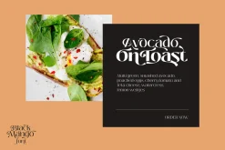 Black Mango - Modern beauty font