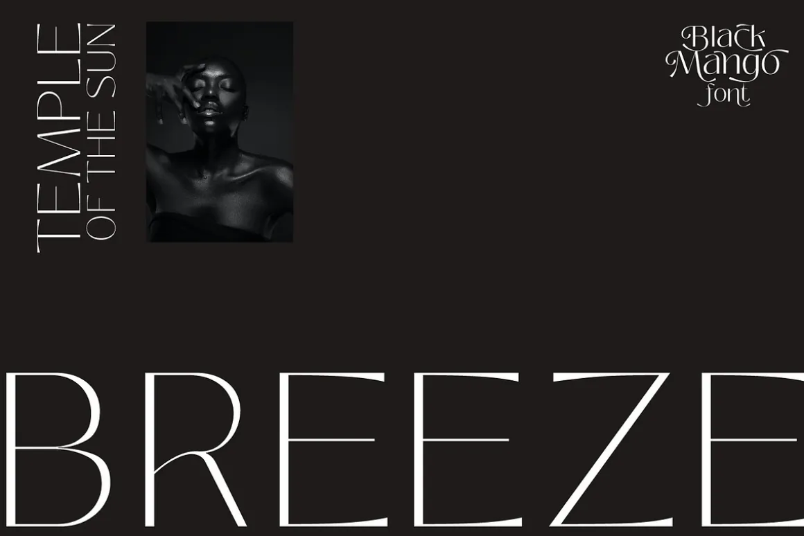 Black Mango - Modern beauty font