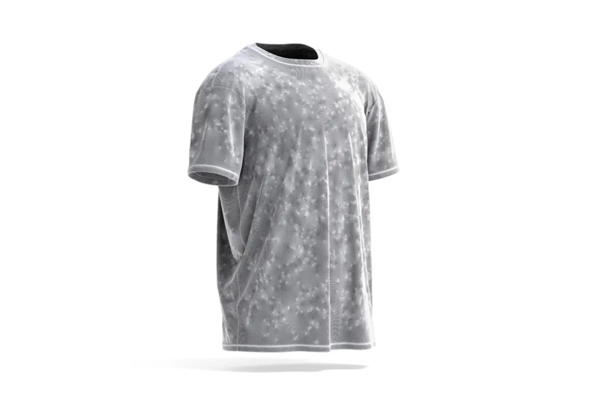 Black Oversized Men T-Shirt 3D Model