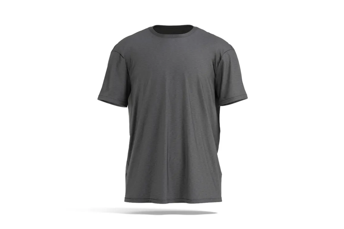 Black Oversized Men T-Shirt 3D Model