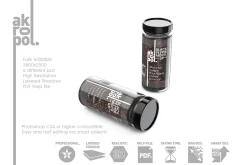 Black Pepper Jar Mockup