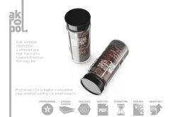 Black Pepper Jar Mockup