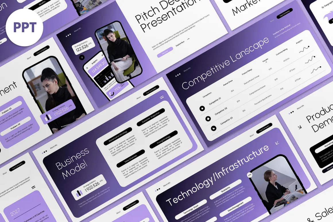 Black Pitch Deck PPT