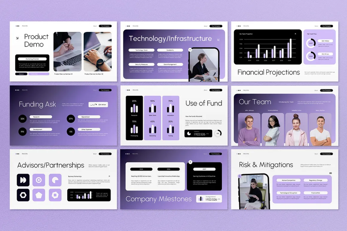 Black Pitch Deck PPT