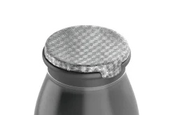 Black Plastic Yogurt Bottle 3D Model