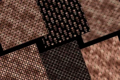 Black & Rose Gold Art Deco Patterns