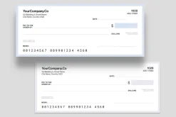 Blank Check / Cheque Template