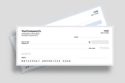 Blank Check / Cheque Template