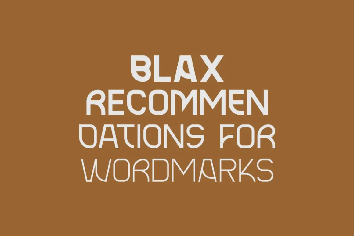Blax - Sans Serif Alternate Font