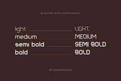 Blax - Sans Serif Alternate Font