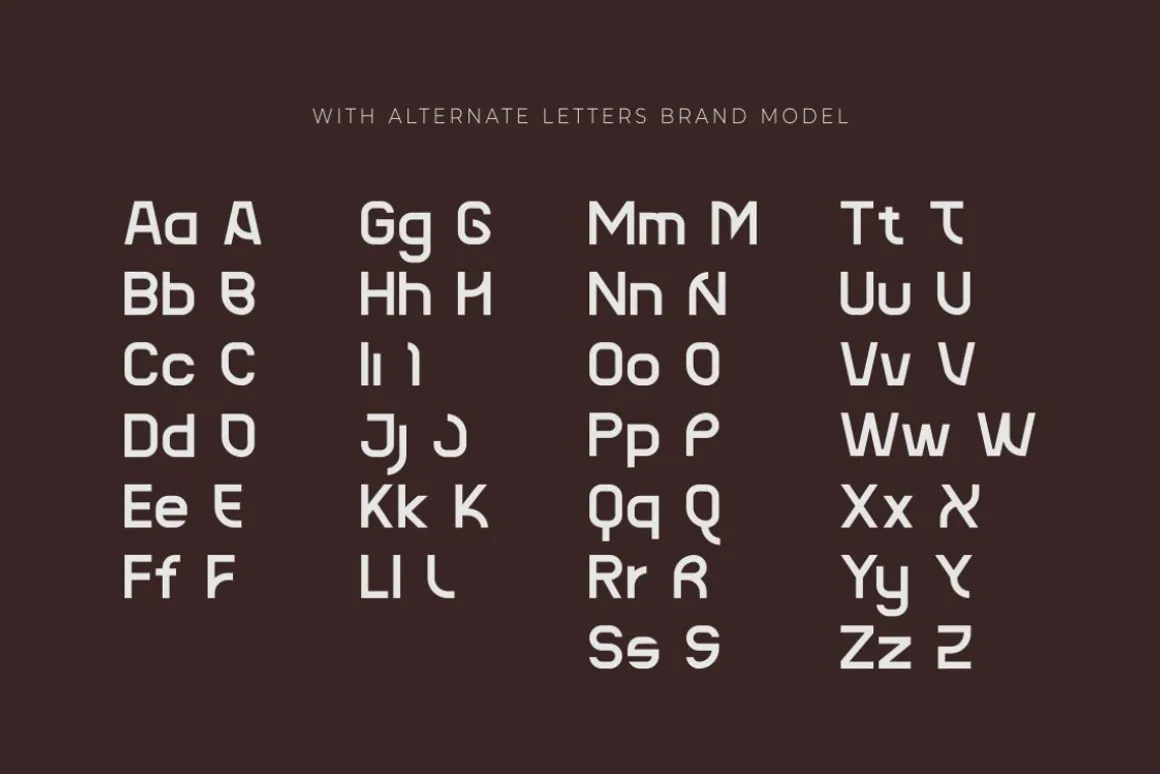 Blax - Sans Serif Alternate Font