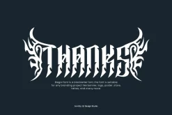 Blegor - Blackletter & Artdeco Font
