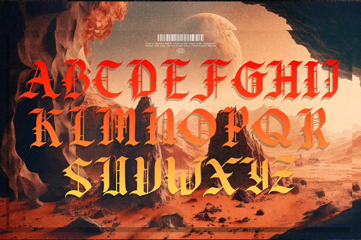 BLEZED Blackletters Gothic Display