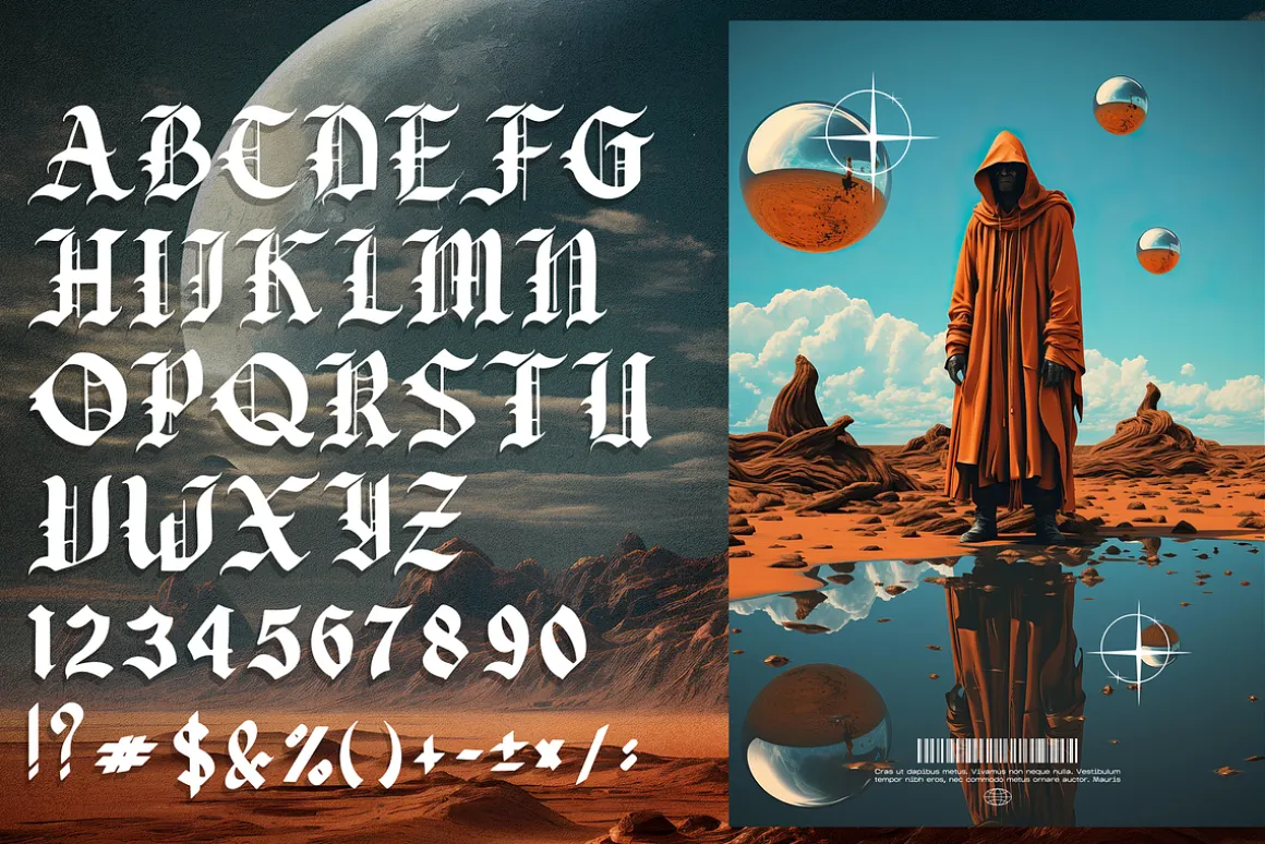 BLEZED Blackletters Gothic Display