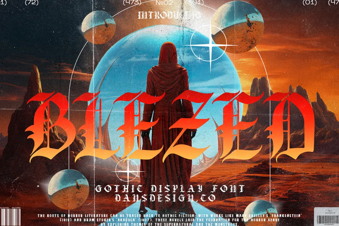 BLEZED Blackletters Gothic Display