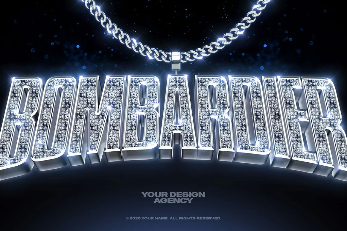 Bling Bling Gold Text Effects Vol 03