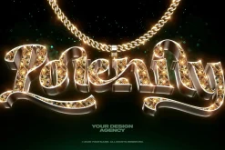 Bling Bling Gold Text Effects Vol 03