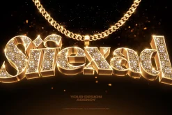 Bling Bling Gold Text Effects Vol 03