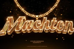 Bling Bling Gold Text Effects Vol 03
