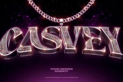 Bling Bling Gold Text Effects Vol 03