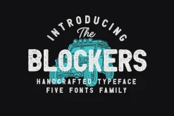 Blockers 5 Font Family