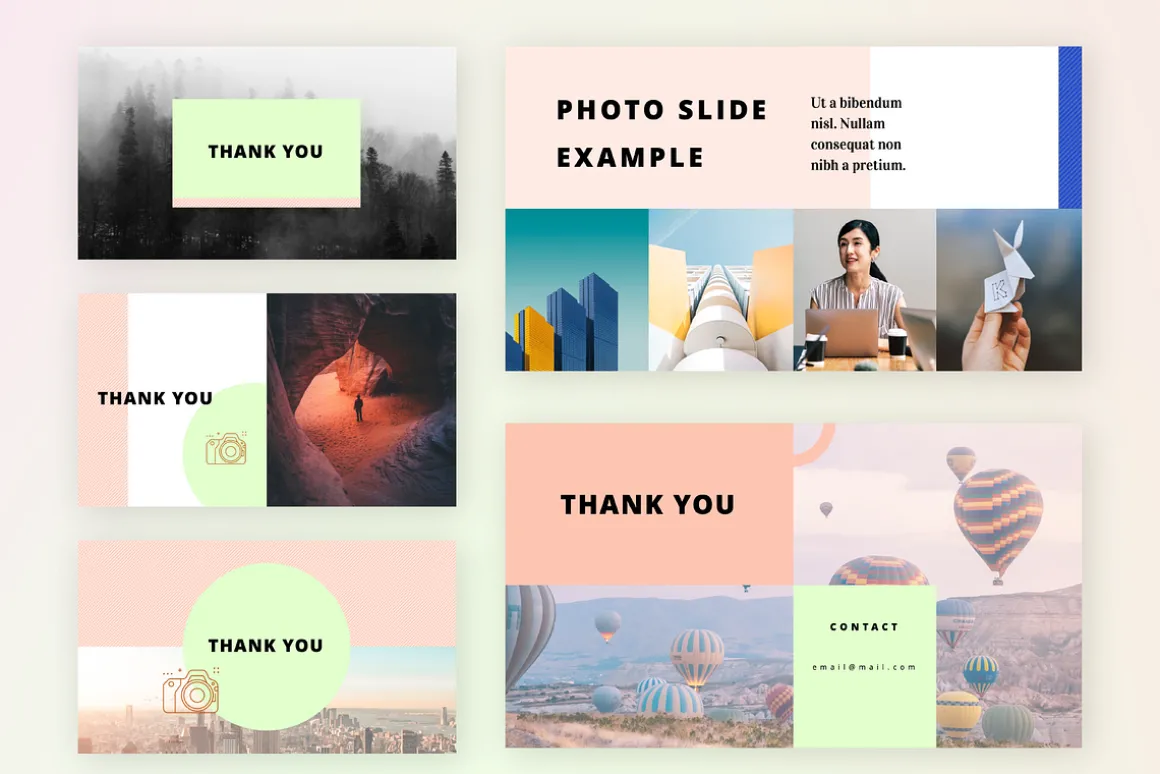 Block - Powerpoint - 2 Color Themes