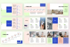 Block - Powerpoint - 2 Color Themes