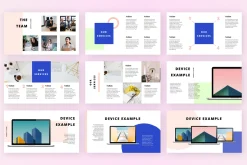 Block - Powerpoint - 2 Color Themes