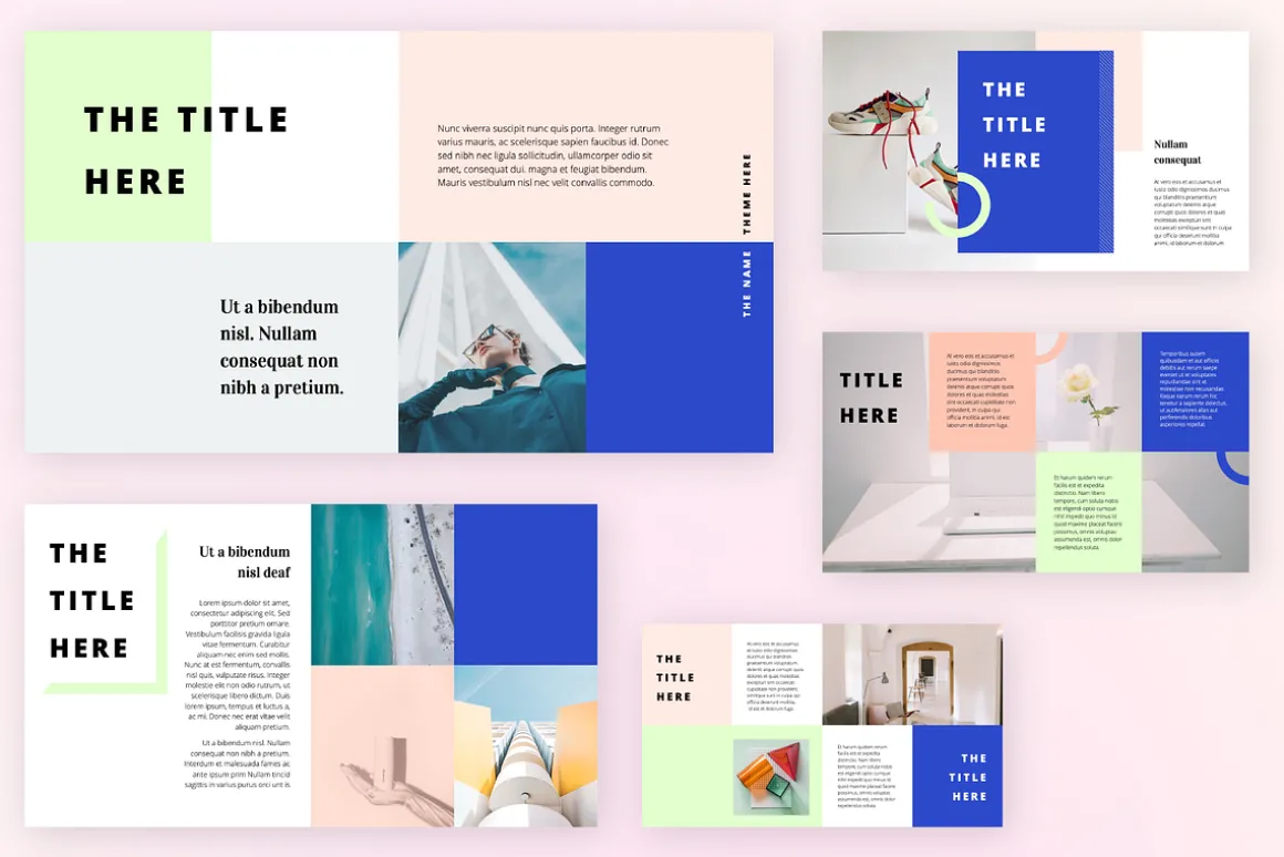 Block - Powerpoint - 2 Color Themes
