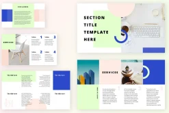 Block - Powerpoint - 2 Color Themes