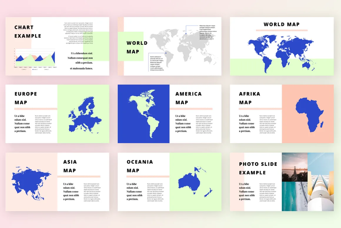 Block - Powerpoint - 2 Color Themes