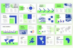 Block - Powerpoint - 2 Color Themes