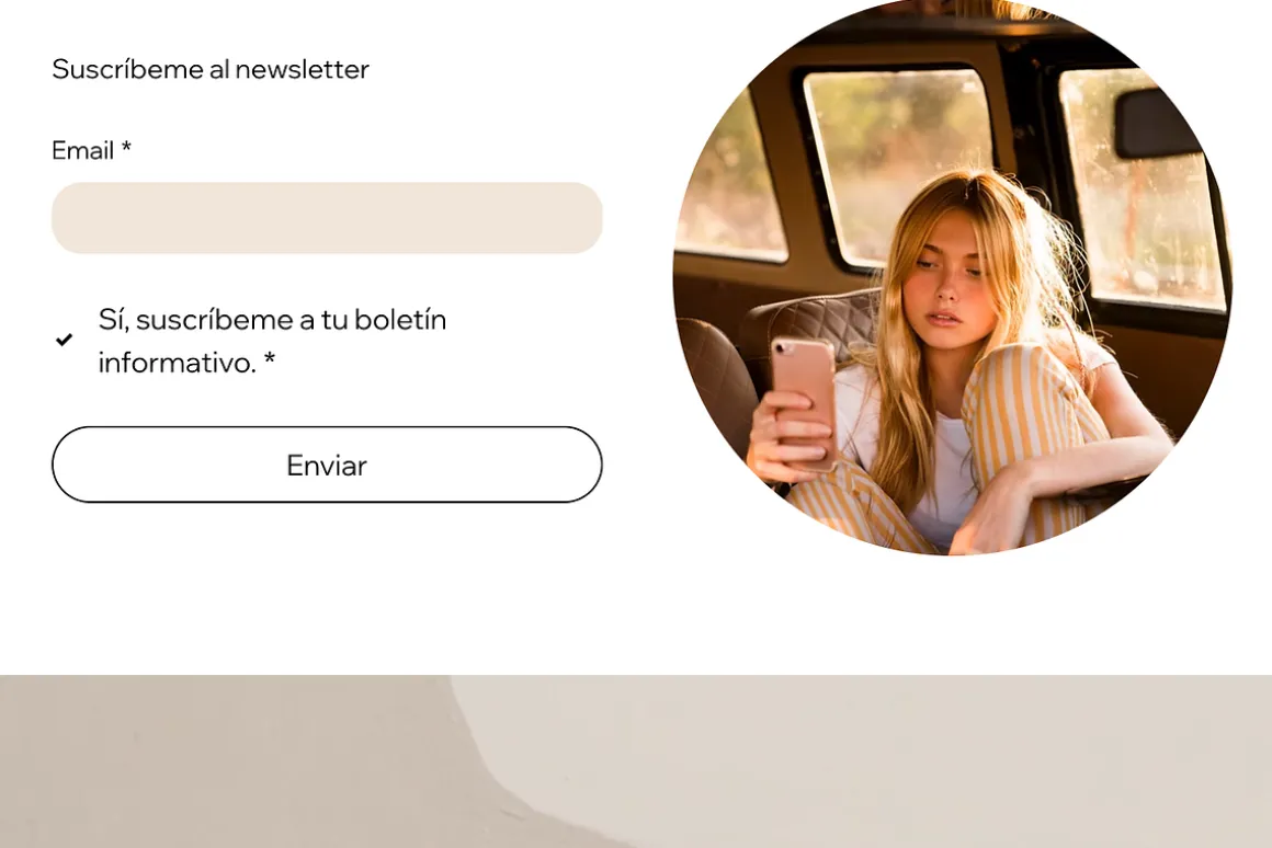 Blog lifestyle wix template