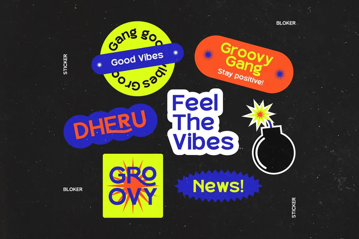Bloker Bold Display Sans Font