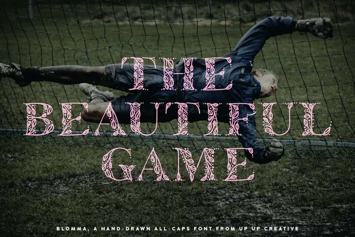 Blomma Hand-Drawn Display Font