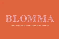 Blomma Hand-Drawn Display Font