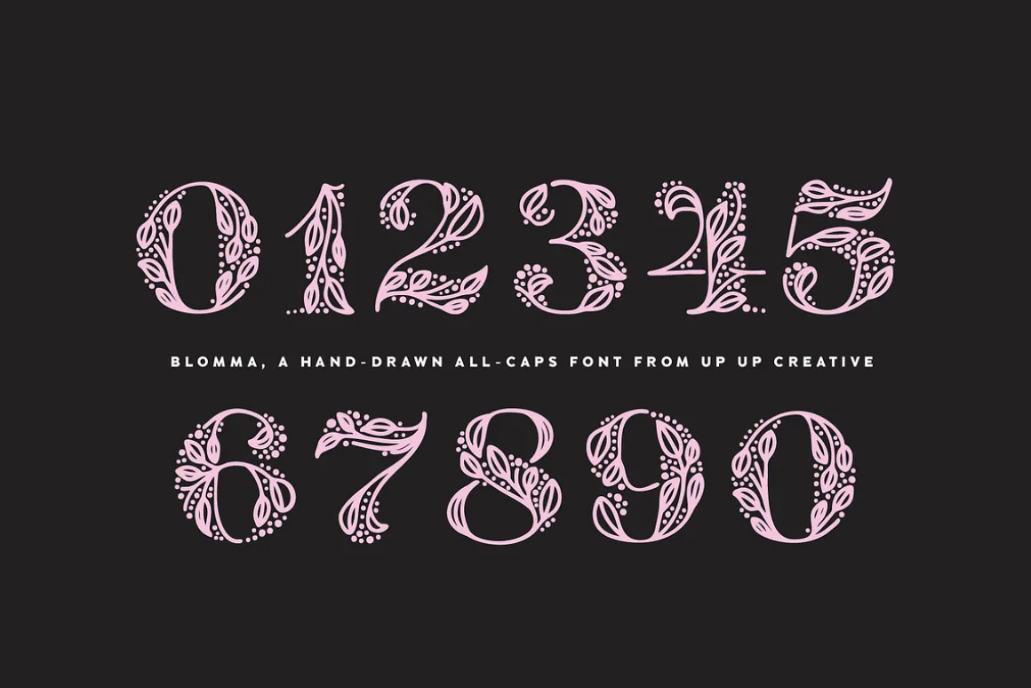 Blomma Hand-Drawn Display Font