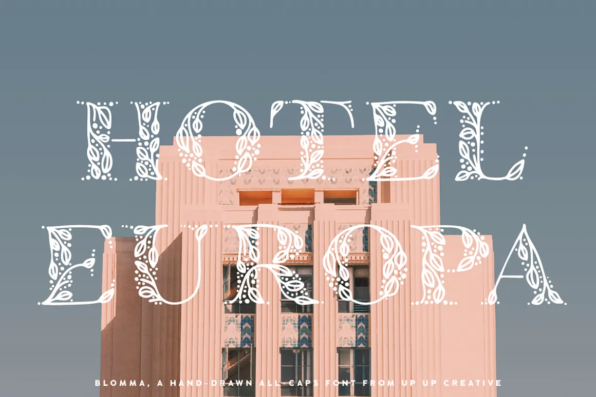 Blomma Hand-Drawn Display Font