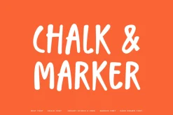 Blondy Condimen Chalk Marker Font