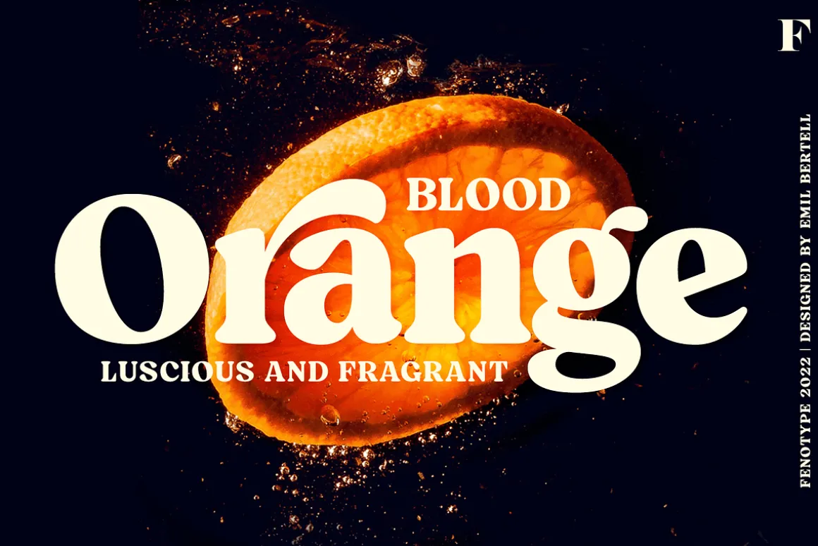 Blood Orange Vintage Serif
