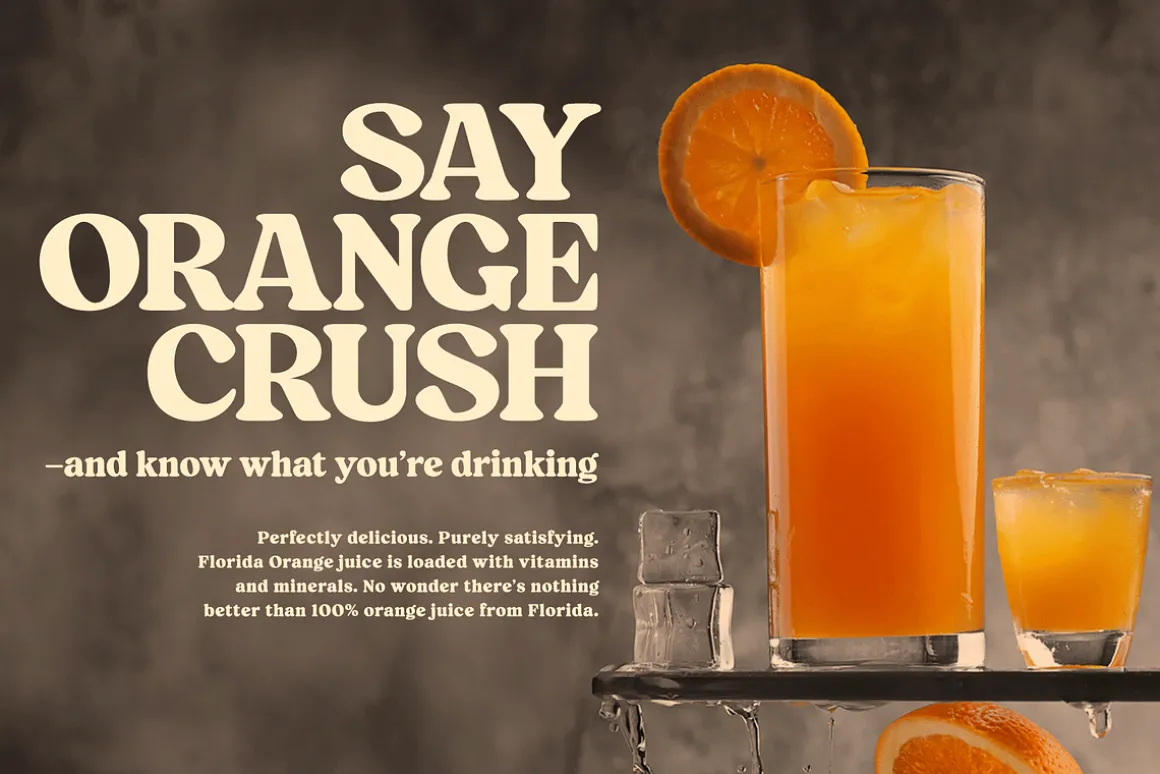 Blood Orange Vintage Serif