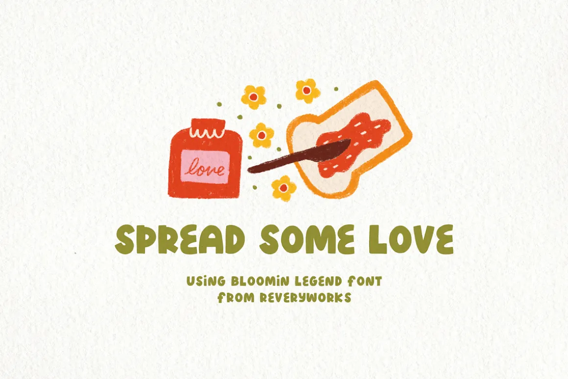 Blooming Legend Layered Font