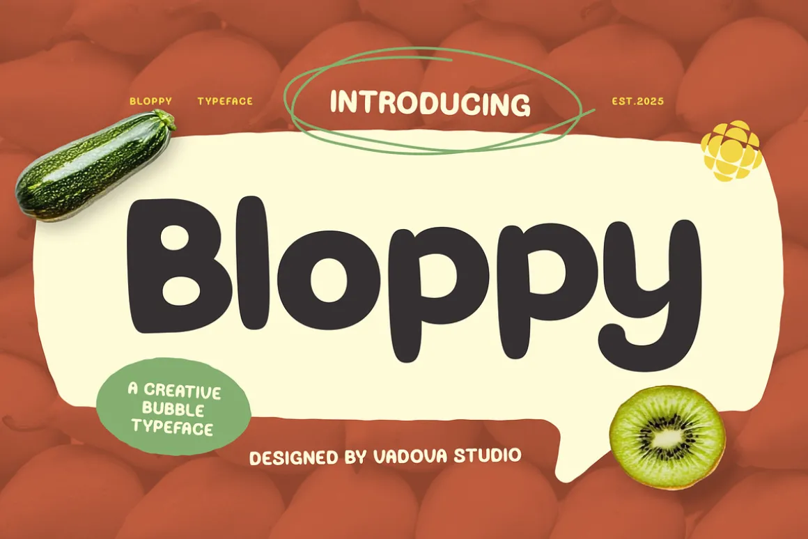 Bloppy – Creative Bubble Typeface