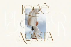 BLOSTA Font Duo//Serif & Script