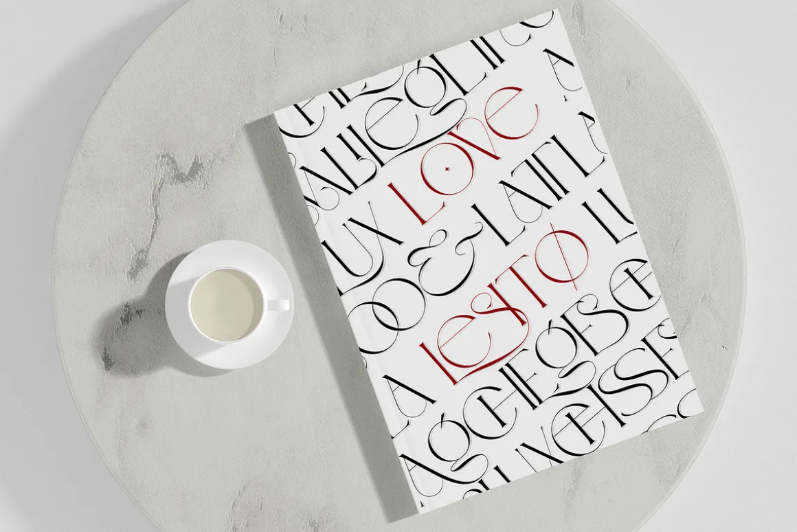 BLOSTA Font Duo//Serif & Script