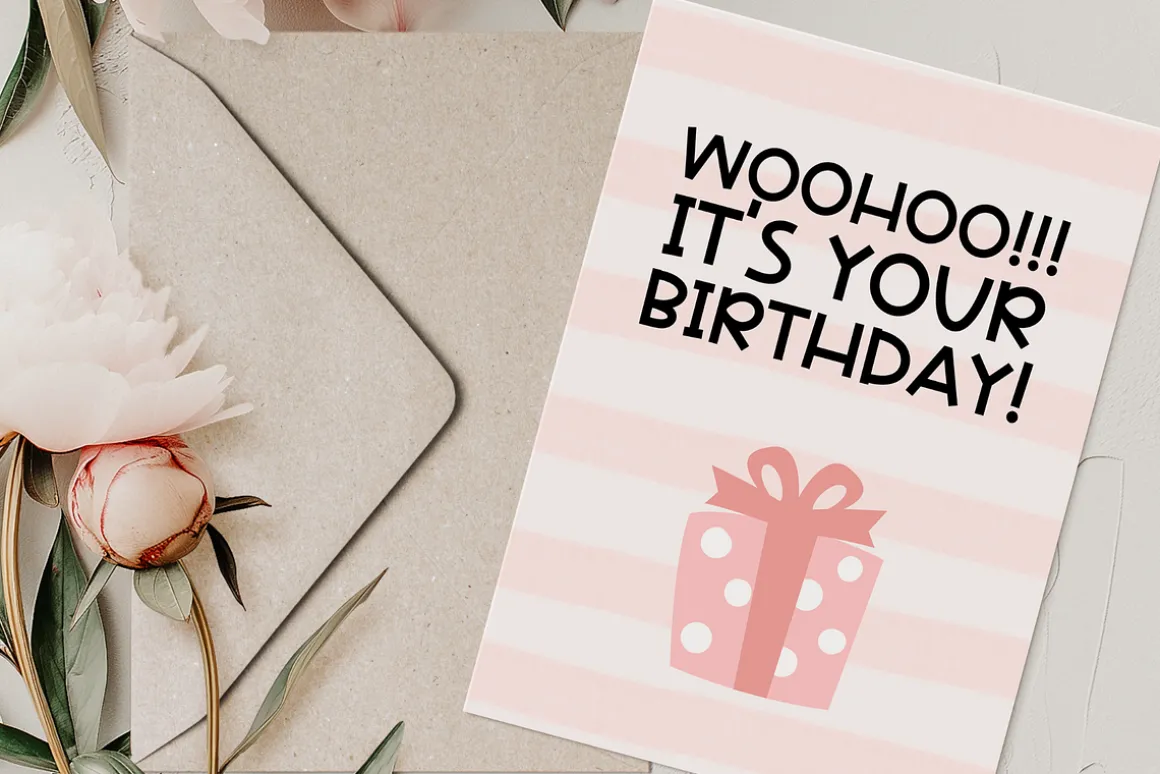 Blue Flower Cute Font