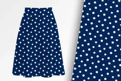Blue and White Small Dots Seamless